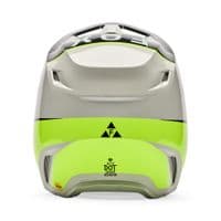 Fox V1 Collect Motocross Helmet - Grey Yellow