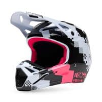 Fox V1 Digi Image Motocross Helmet - Pink