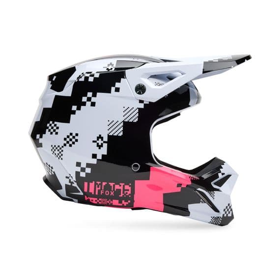 Fox V1 Digi Image Motocross Helmet - Pink