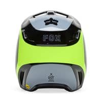 Fox V1 Flow Motocross Helmet - Black Yellow