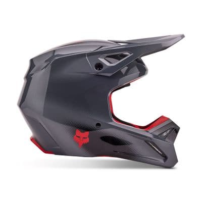 Fox V1 Interfere Motocross Helmet - Red