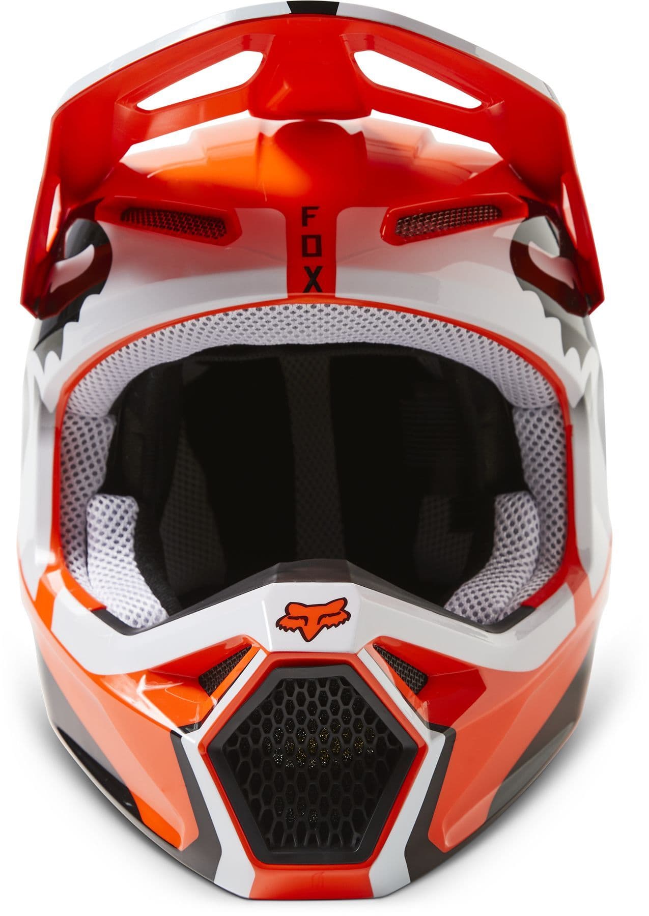 Fox V1 Leed Motocross Helmet - Orange