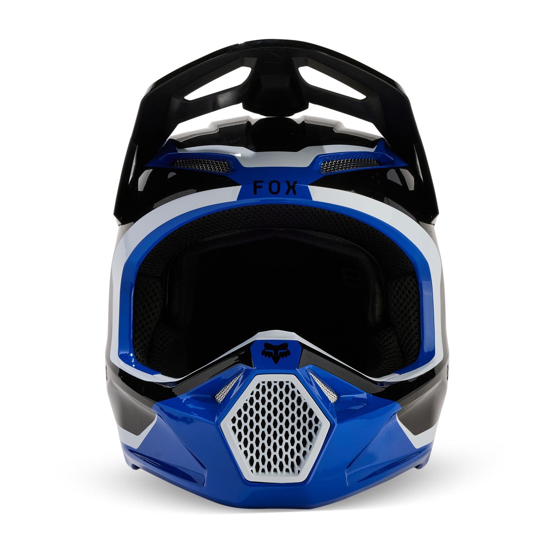 Helmet Casco Fox Azul Fox V1 Nitro Helmet SPOKE
