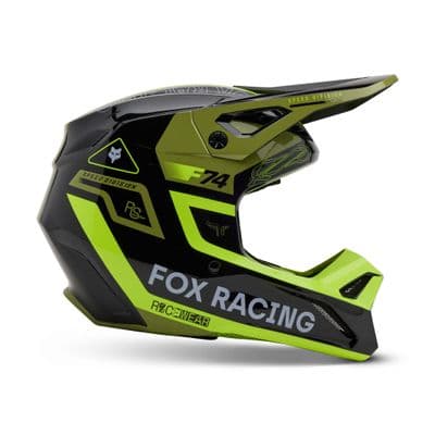 Fox V1 Race Spec Motocross Helmet - Green