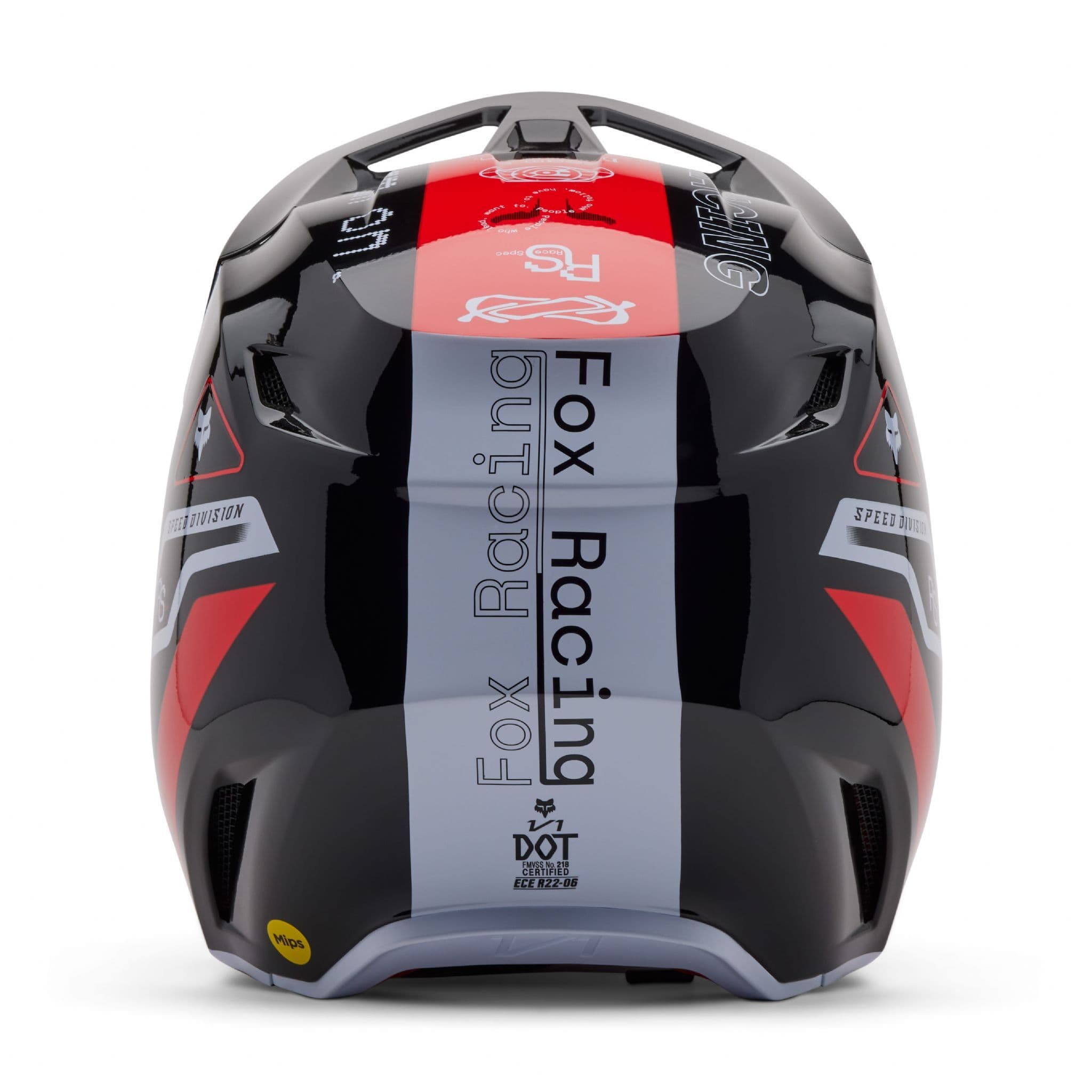 Fox V1 Race Spec Motocross Helmet - Red