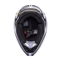 Fox V1 Strafer Goat Motocross Helmet - Navy