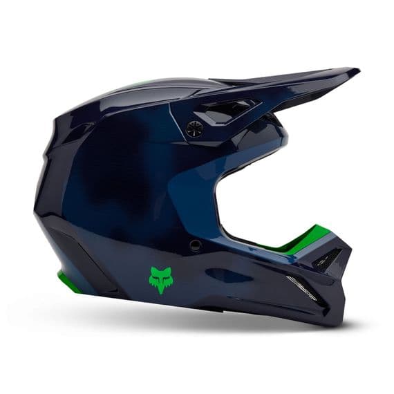 Fox V1 Taunt Motocross Helmet - Navy