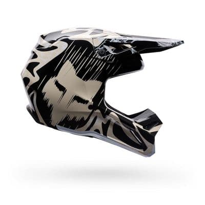 Fox V1 Youth Diffuse Motocross Helmet - Black