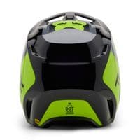 Fox V1 Youth Lean Motocross Helmet - Grey/Yellow
