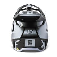 Fox V1 Youth Leed Motocross Helmet - Black White