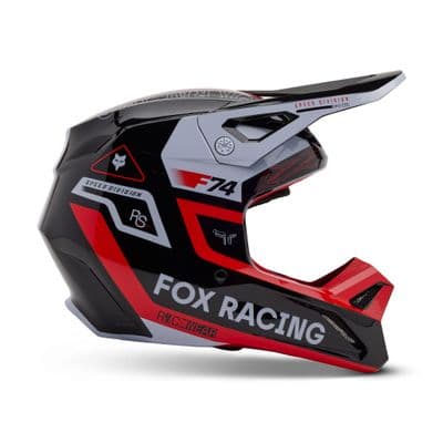 Fox V1 Youth Race Spec Motocross Helmet - Red