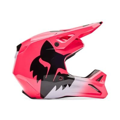 Fox V1 Youth Shield Motocross Helmet - Pink