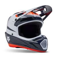 Fox V3 Divider Motocross Helmet - Midnight