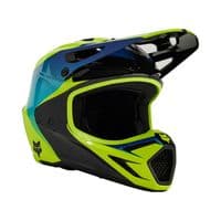 Fox V3 Kids Streak Motocross Helmet - Black Yellow
