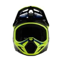 Fox V3 Kids Streak Motocross Helmet - Black Yellow