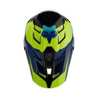 Fox V3 Kids Streak Motocross Helmet - Black Yellow