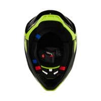 Fox V3 Kids Streak Motocross Helmet - Black Yellow