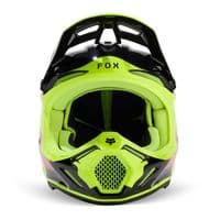 Fox V3 Revise Motocross Helmet - Red Yellow
