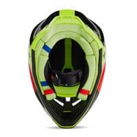 Fox V3 Revise Motocross Helmet - Red Yellow
