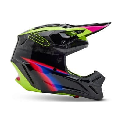 Fox V3 RS Energy Carbon Motocross Helmet - Grey