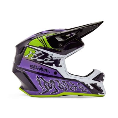 Fox V3 RS Phantom Limited Edition Carbon Motocross Helmet