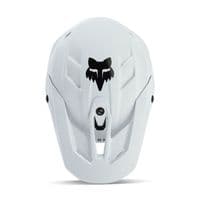Fox V3 Solid Motocross Helmet - White