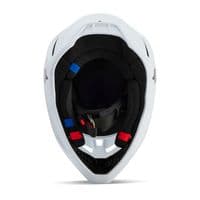 Fox V3 Solid Motocross Helmet - White