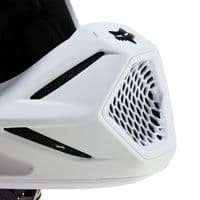 Fox V3 Solid Motocross Helmet - White
