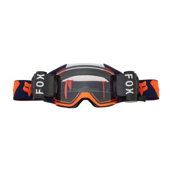 Fox Vue Roll Off Goggles -Navy  Orange