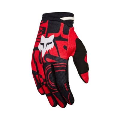 Fox Youth 180 Race Spec Motocross Gloves - Red