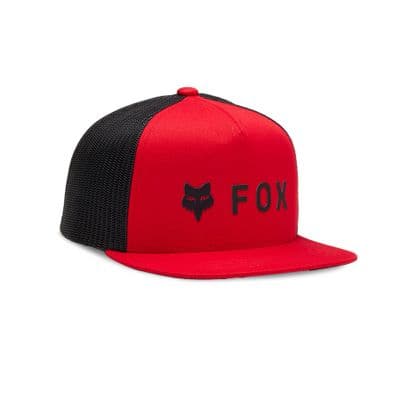 Fox Youth Absolute Mesh SnapBack Hat - Red