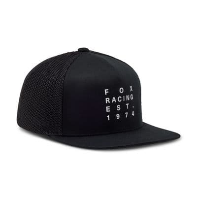 Fox Youth Est 1974  Snapback Hat - Black