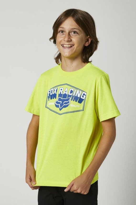 Fox Youth Foundation SS Tee - Flo Yellow