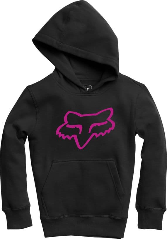 Fox Youth Legacy Pullover - Black/ Pink