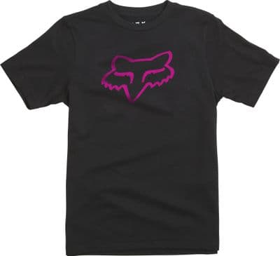 Fox Youth Legacy SS Tee - Black/ Pink