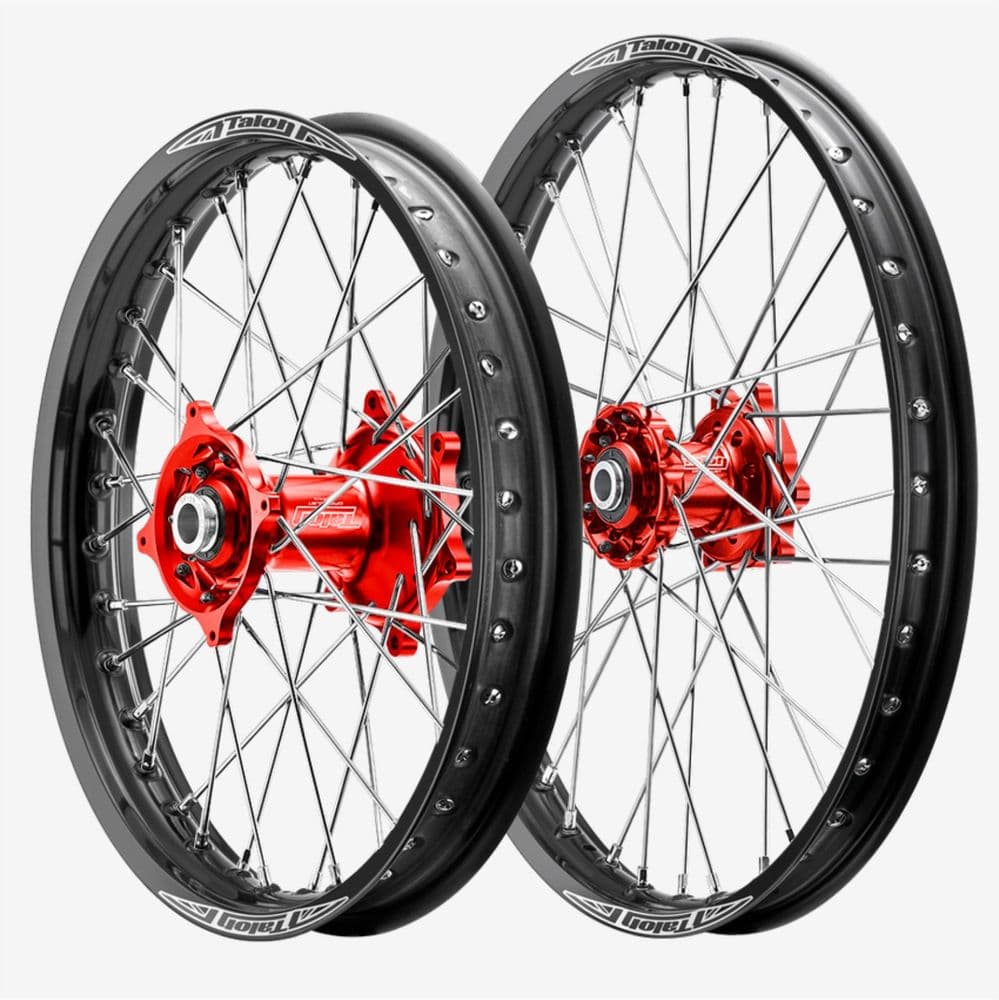 Honda CRF Talon Wheel Set Red/Black /Silver