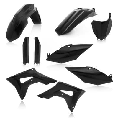Honda CRF450R 2017-2018 Acerbis Full Plastics Kit -Black