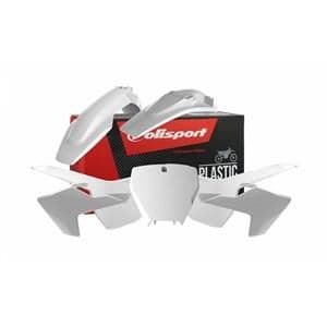 Husqvarna Plastics Kit TC125/250 FC250/350/450 16-18 White with Fork Guards