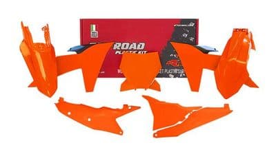 KTM SX/SXF 125/250/300/350/450 2023-2024 RTech Plastics Kit - Neon Orange
