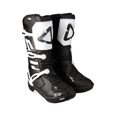 Leatt 3.5 Kids/ Junior Motocross Boots - Black/White