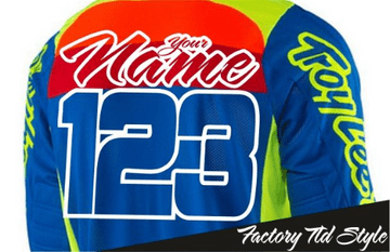 Personalized motocross deals jersey