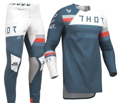 MX26 Thor Sportmode League Motocross Kit Combo - Blue