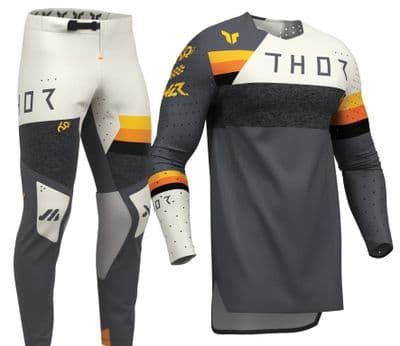 MX26 Thor Sportmode League Motocross Kit Combo - Charcoal