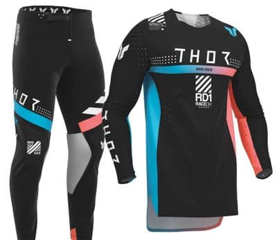 MX26 Thor Sportmode Synth Motocross Kit Combo - Black