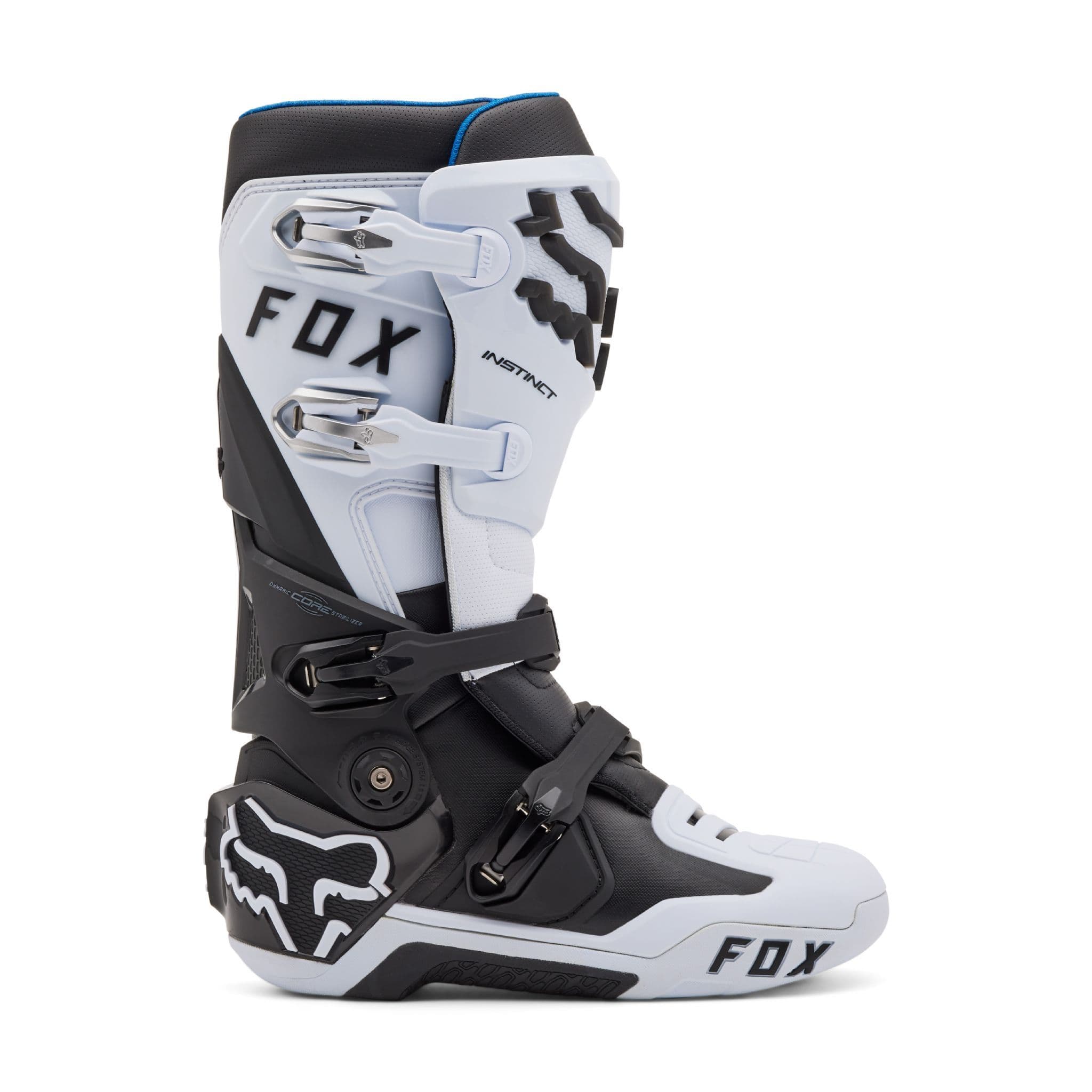 NEW Fox Racing Instinct Motocross Boots - White Black