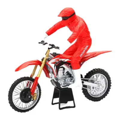 NewRay Honda CRF450 With RIder 1:12 Model Bike