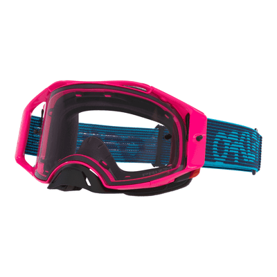 Oakley Airbrake B1B Streaks Motocross Goggles - Pink/Clear lens
