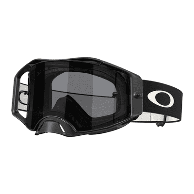 Oakley Airbrake Lite Matte Black Goggles - Dark Grey