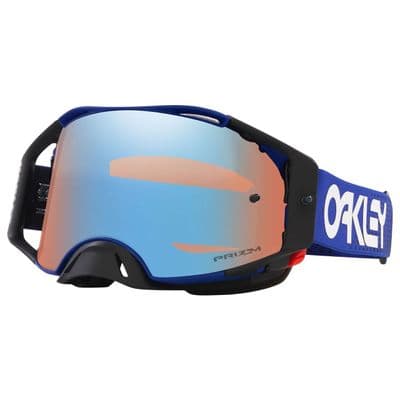 Oakley Airbrake Moto B1B Blue Motocross Goggles with Prizm Lens