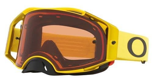 Oakley Airbrake Moto Yellow MX Goggle - Prizm Bronze Lens